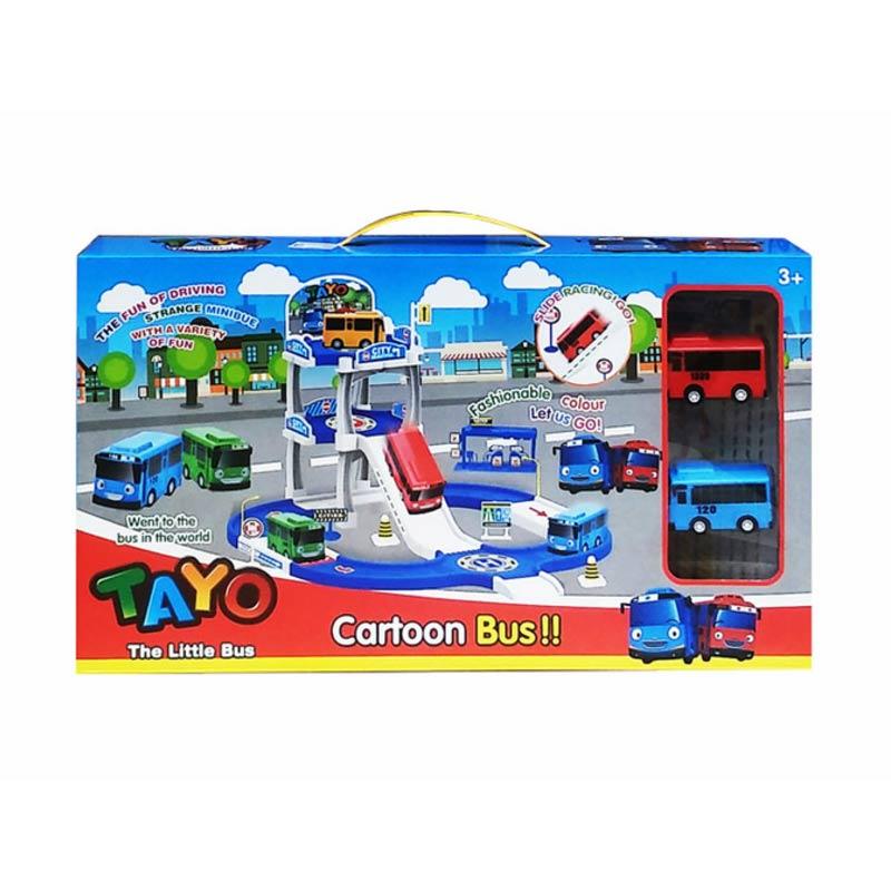   Daymart Toys Tayo  Bus Parking  Area  Mainan  Bus Anak 