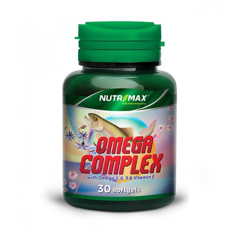 Jual Nutrimax Omega Complex 3, 6, 9 & Vitamin E Untuk Jantung & Otak