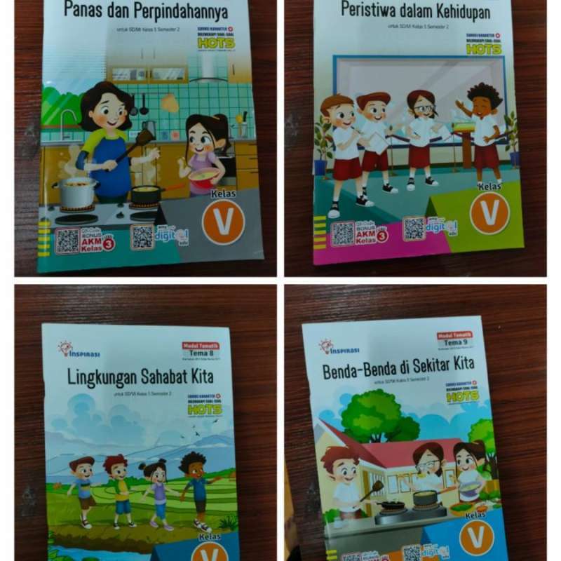 Jual LKS Inspirasi Modul Tematik SD Kelas 5 Tema 6789 Semester 2 WMG Di 
