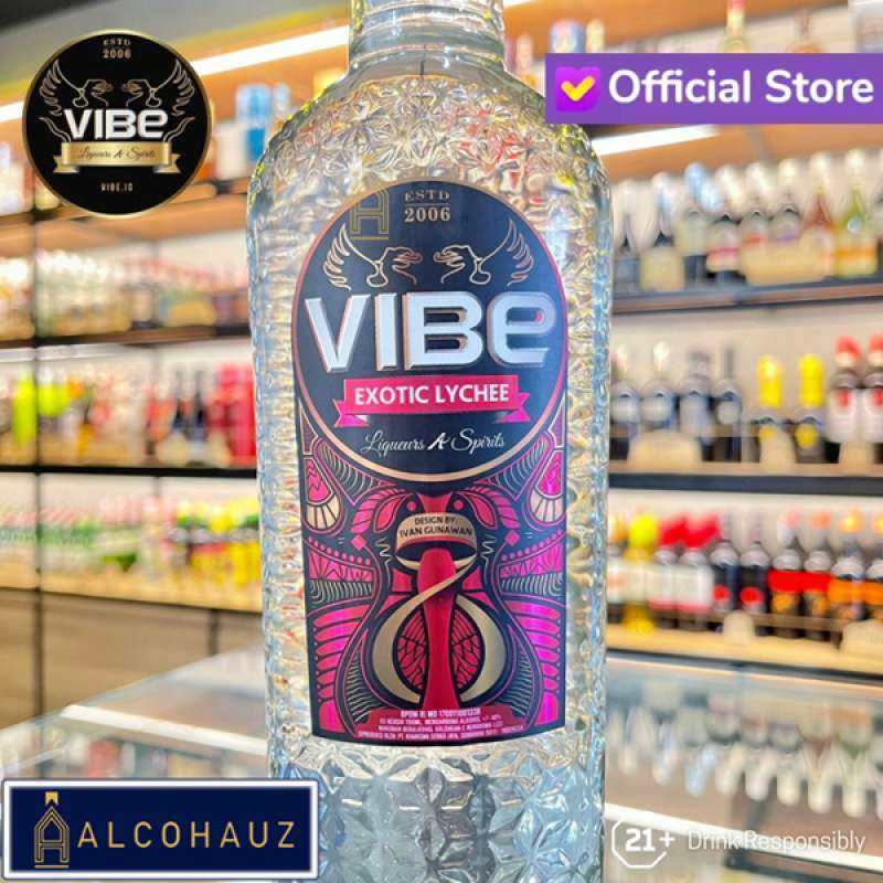Promo Vibe Premium Exotic Lychee Buah Leci Liqueur 700ml not Bols Mixer