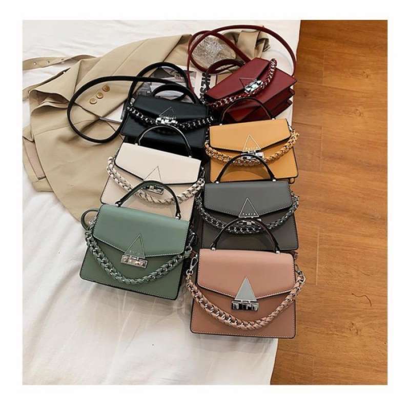 Promo EA144 TAS SELEMPANG SLINGBAG WANITA CEWEK KEKINIAN PDR SIMPUL BAGUS PE Diskon 4 di Seller