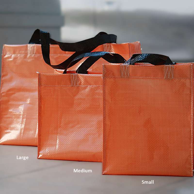 Jual Shopping Bag / Tas Belanja Ramah Lingkungan Orange (Ramah