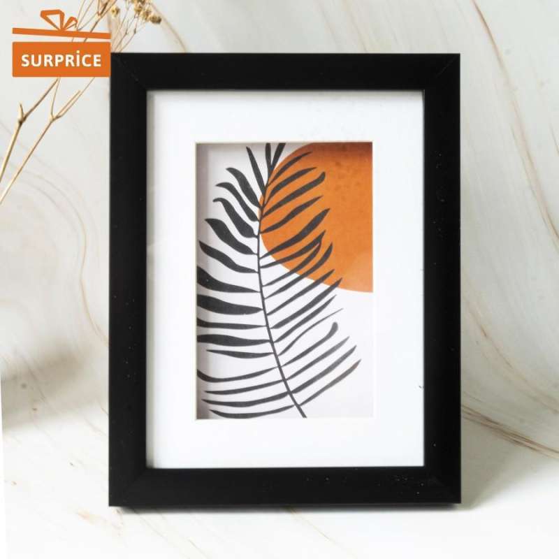 Jual Frame Foto Hitam Putih Minimalis Estetik / Pigura Foto / Bingkai