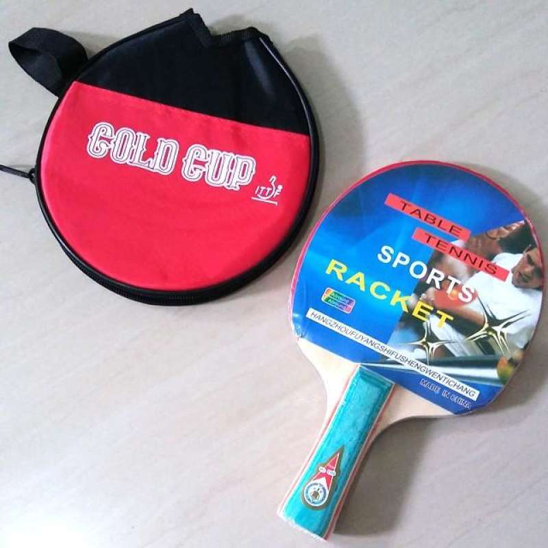 Jual Bad Bet Tenis Meja Gold Cup Half Cover Sarung Cocok Kado Souvenir