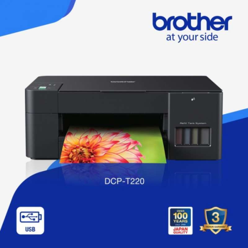 Jual Brother DcpT220 Printer Ink Tank Colour Aio Multifunction Inkjet