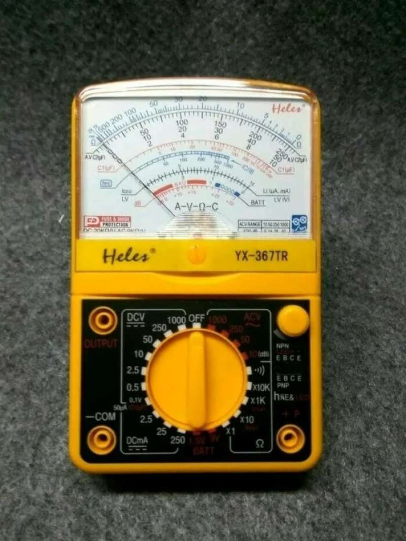 Promo Multitester Analog Multimeter Analog HELES Yx367tr Multicolor