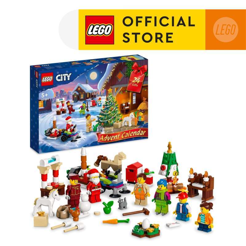 Jual LEGO City 60352 Advent Calendar (287 Pieces) Mainan Susunan Balok
