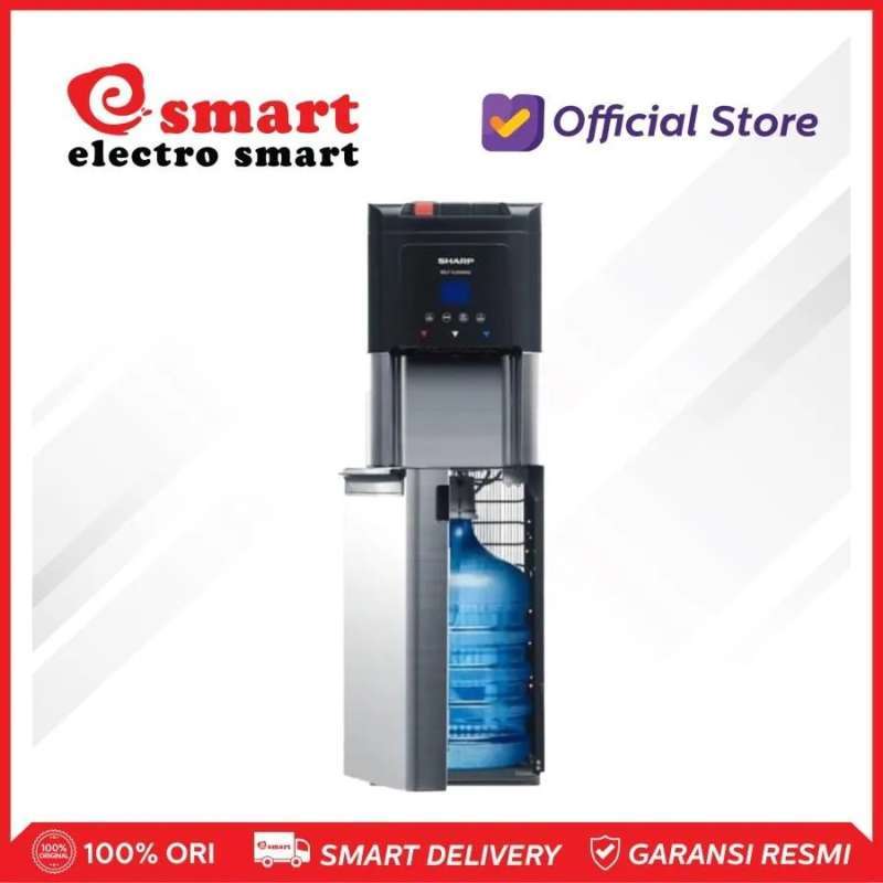 Jual Water Dispenser SHARP Galon Bawah SWD75EHLSL Bottom Loading