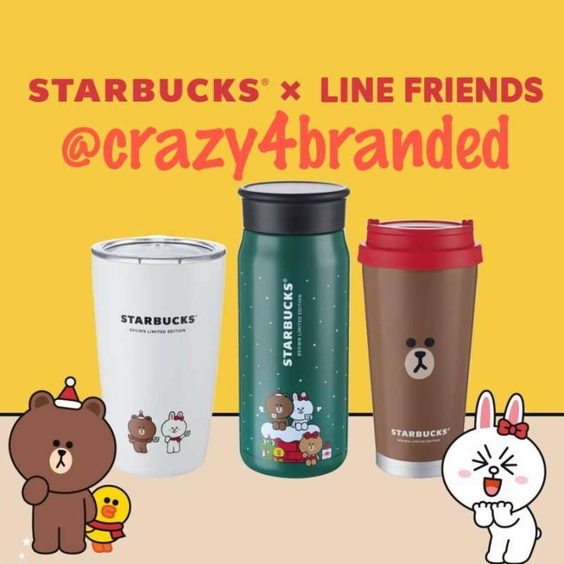 Jual Starbucks Ã Line Friends Tumbler Collections di Seller