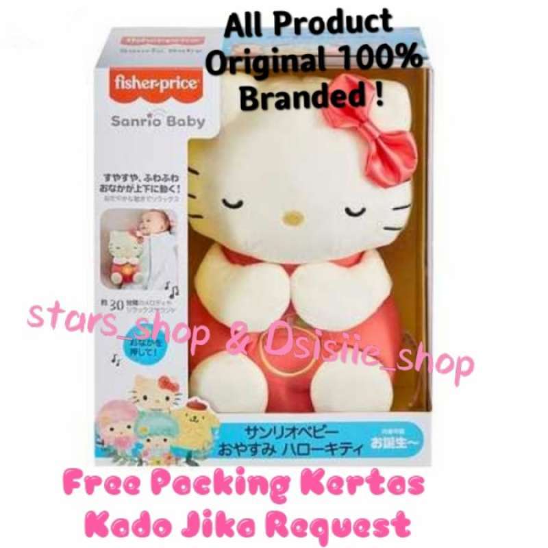Jual Fisher Price Baby Good Night Hello Kitty Sleeping Doll Original