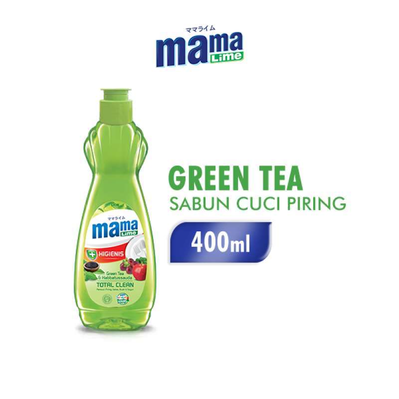 Jual FS - MAMA LIME Green Tea Sabun Pencuci Piring Botol [400 mL] - di ...