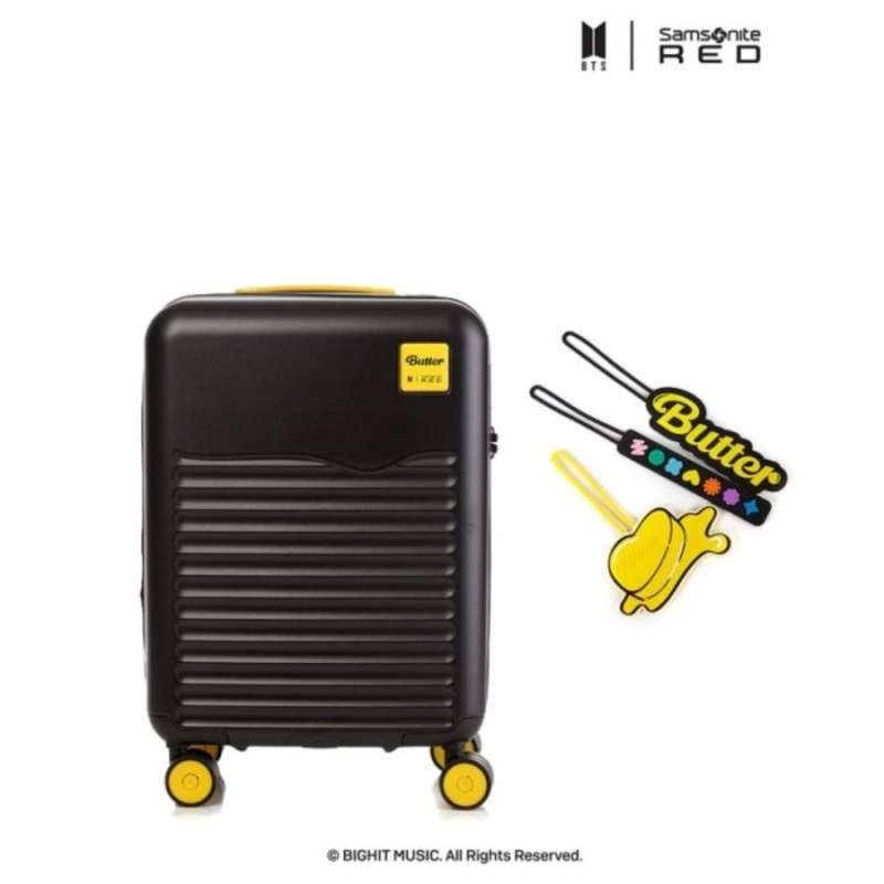 Jual Bts Butter X Samsonite 55/20 Black Exp 3In1 Luggage Tag Hundle di