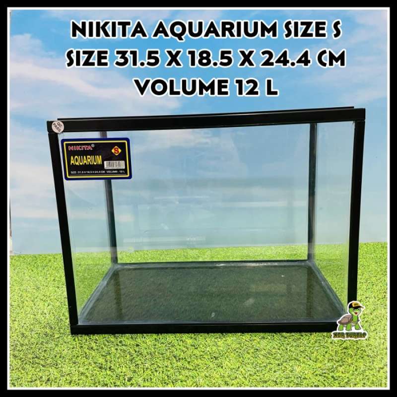 Jual AQUARIUM NIKITA SIZE LENGKAP TUTUP KANDANG KADAL BEARDED DRAGON