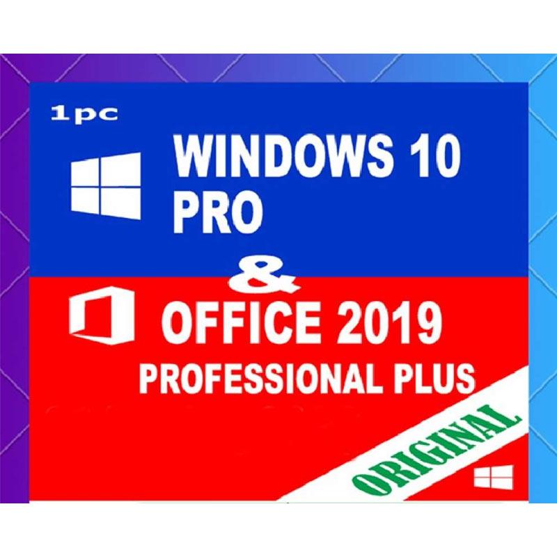 Jual Microsoft Windows 10 Pro & Office 2019 Pro Plus Asli