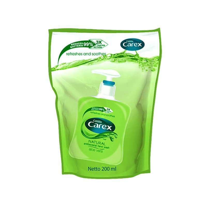 Jual Cussons Carex Hand Wash Sabun Cuci Tangan Aloe Vera [200 mL] di