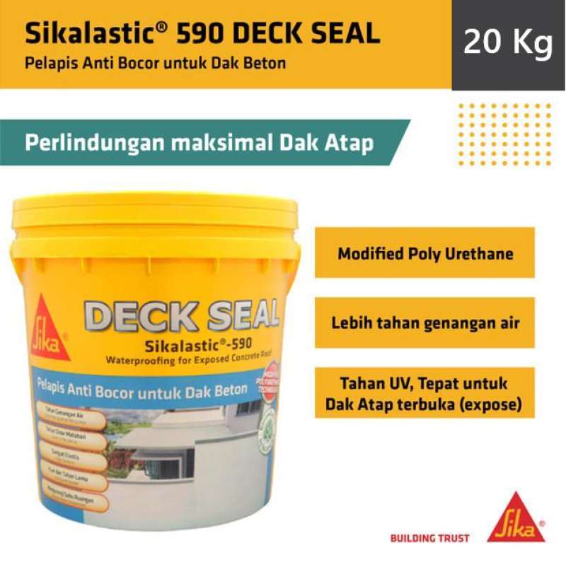 Jual Sika Deck Seal Sikalastic 590 Waterproofing Pelapis Anti Bocor