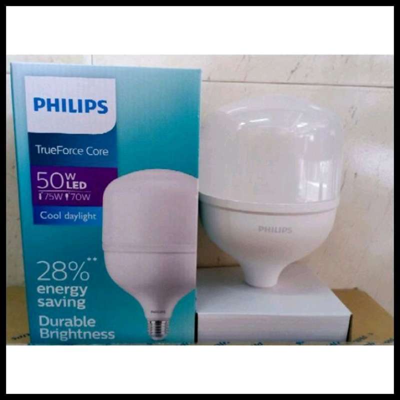 Philips 50w Led True Force Core Jual Lampu Philips LED TForce 50W 50 W Putih 6500K T force T-Force E27 ...