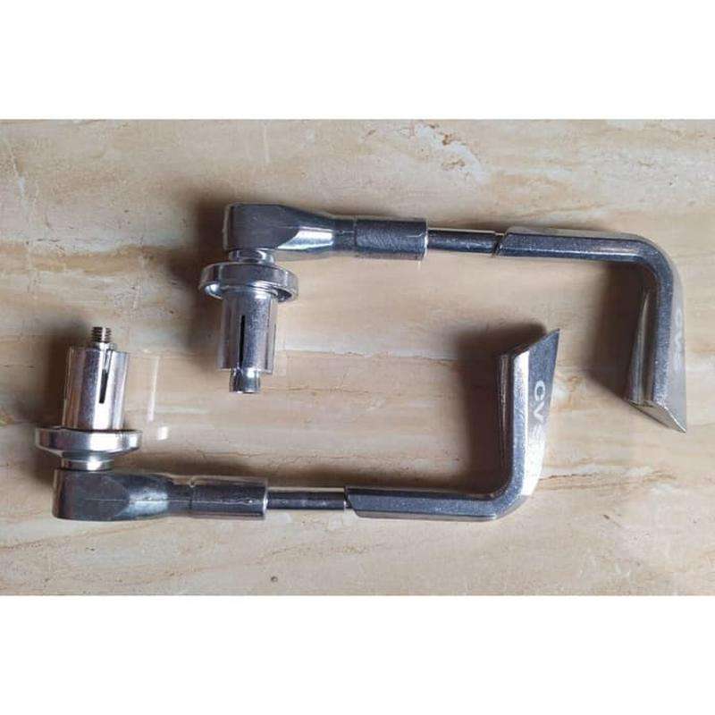 proguard robot model moto gp full cnc hand guard pelindung tangan silver