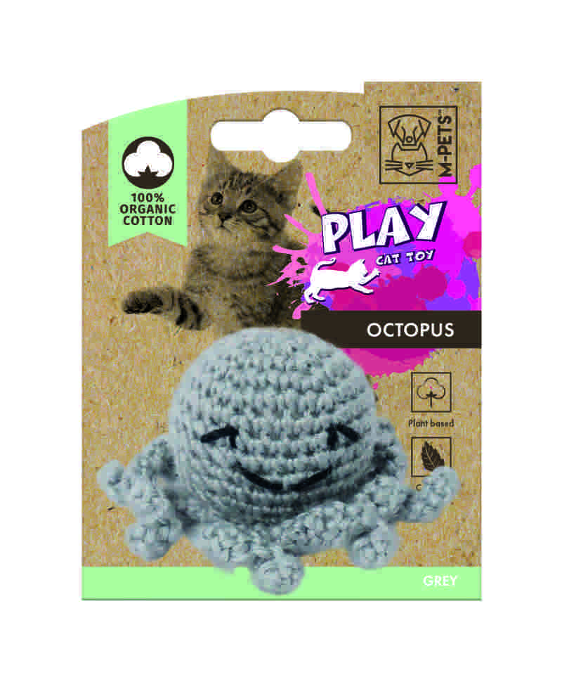 Jual MPETS MAINAN KUCING OCTOPUS ABUABU di Seller Pet Kingdom