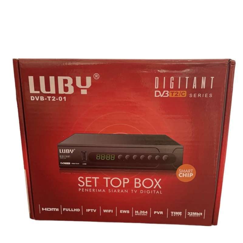 Jual SET TOP BOX LUBY DVB T201 series PENANGKAP SIARAN DIGITAL