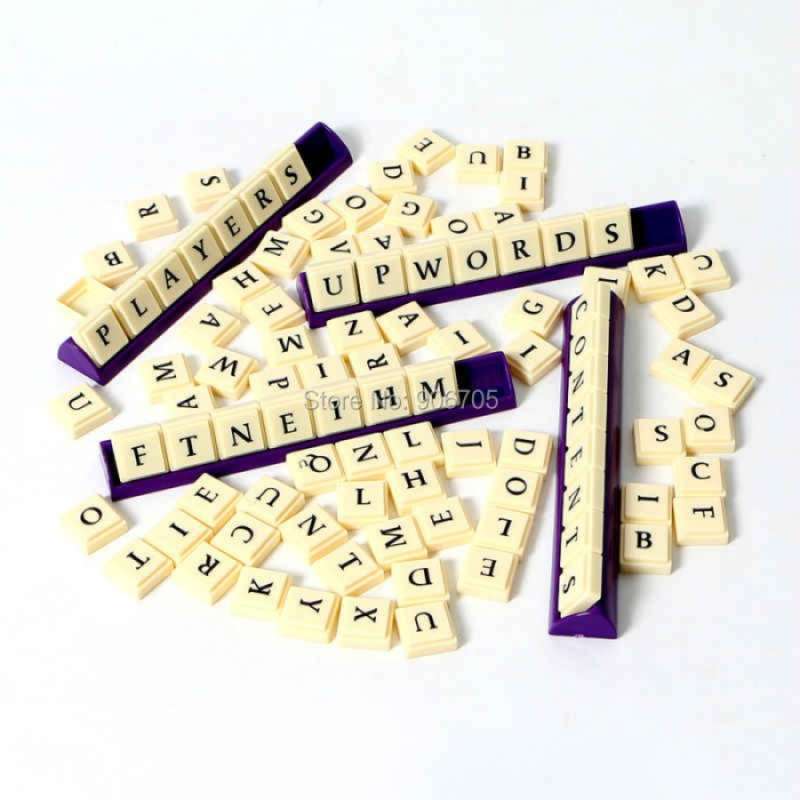 Promo MAINAN EDUKASI TTS SILANG SUSUN KATA SCRABBLE UPWORD GAMES ISI 100PCS Diskon 23% di Seller