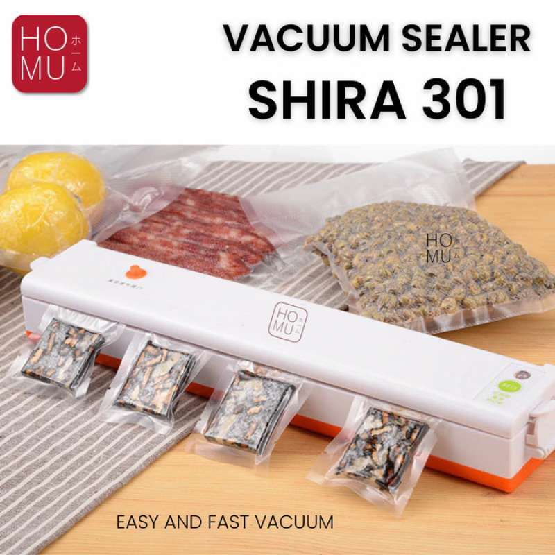 Promo HOMU SHIRA 302 Vacuum Sealer Double Suction Motor w Window