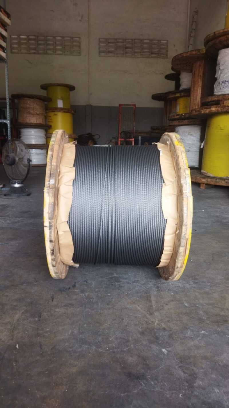 Jual Wire Rope Dia 20 Mm 6x36 (ws)+iwrc Ungalvanized Rhrl Kiswire Di ...