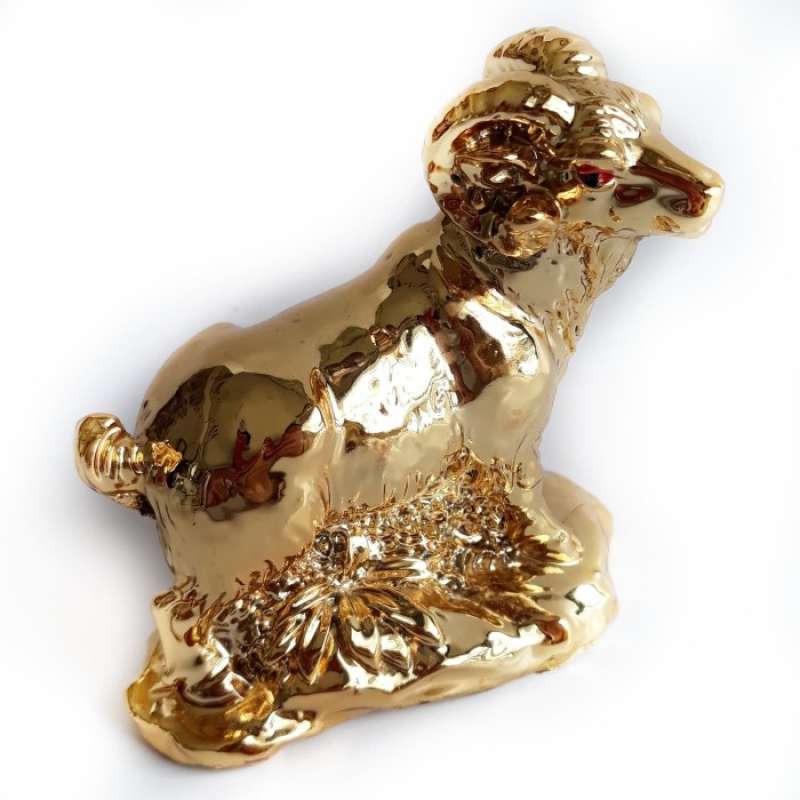 Promo Patung Shio Kambing Emas |Pembawa Keberuntungan Bagi Pemilik Nya