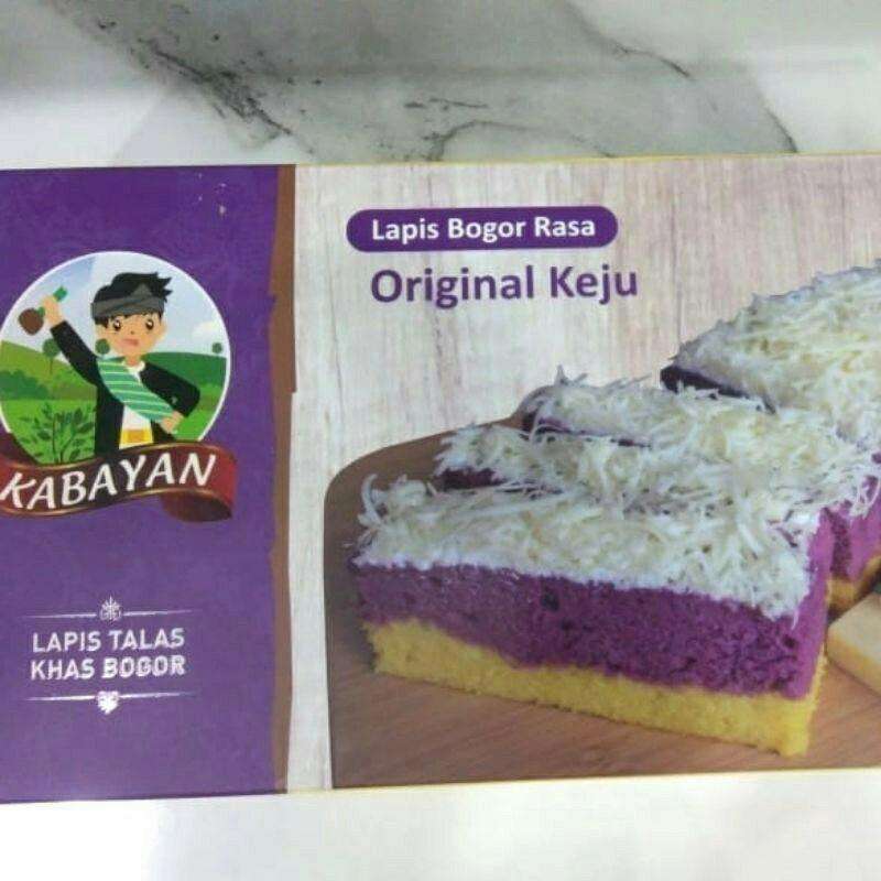 Jual LAPIS TALAS BOGOR KABAYAN RASA ORIGINAL KEJU GOJEK GRAB ONLY di