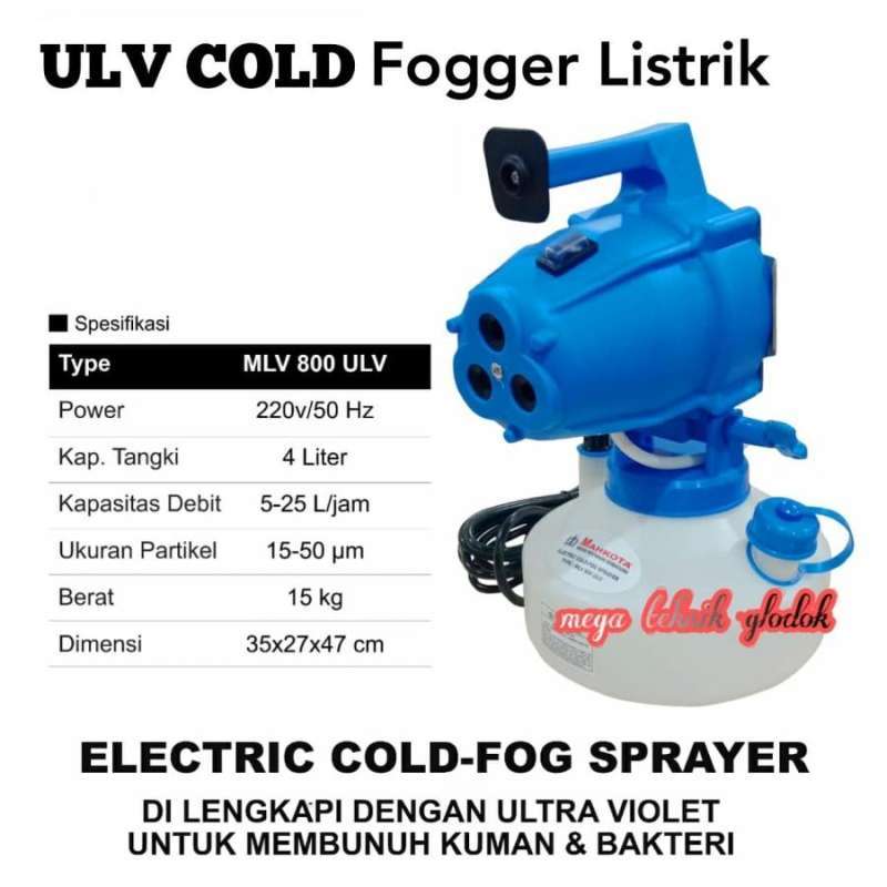 Jual ULV Electric COLDFOG Sprayer Ulv MLV800 TLV Fogger di Seller