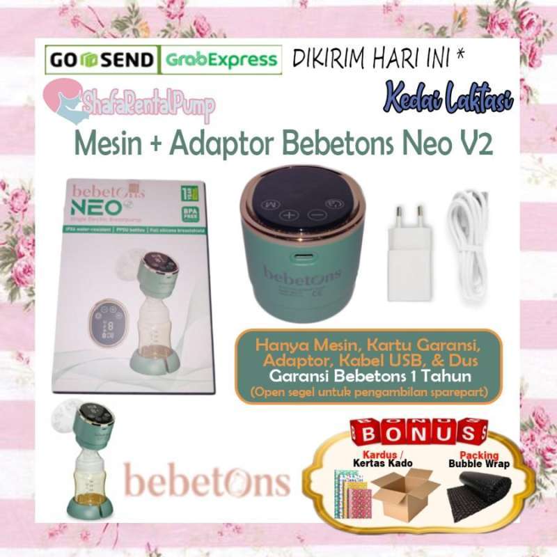 Jual Mesin dan Adaptor Bebetons Neo V2 / Sparepart Bebetons neo V2 di