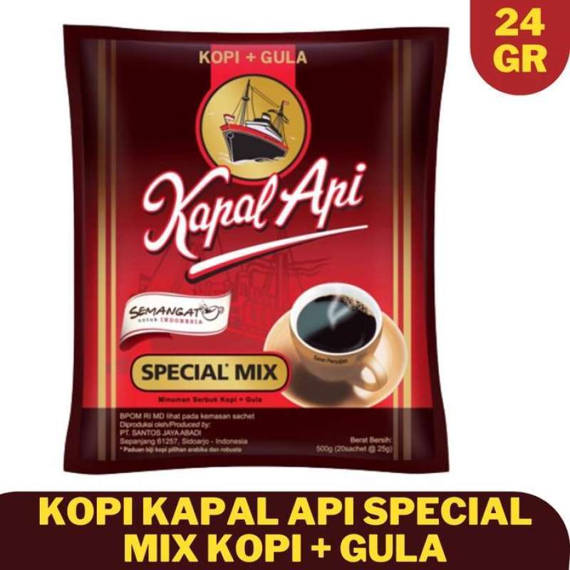 Jual Kopi Kapal Api Spesial Mix Sachet Renceng Karton Kapalapi Murah