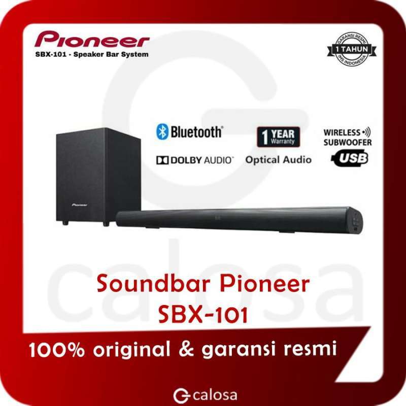 Jual Pioneer SBX 101 SBX101 Soundbar & Subwoofer Bluetooth Sound System