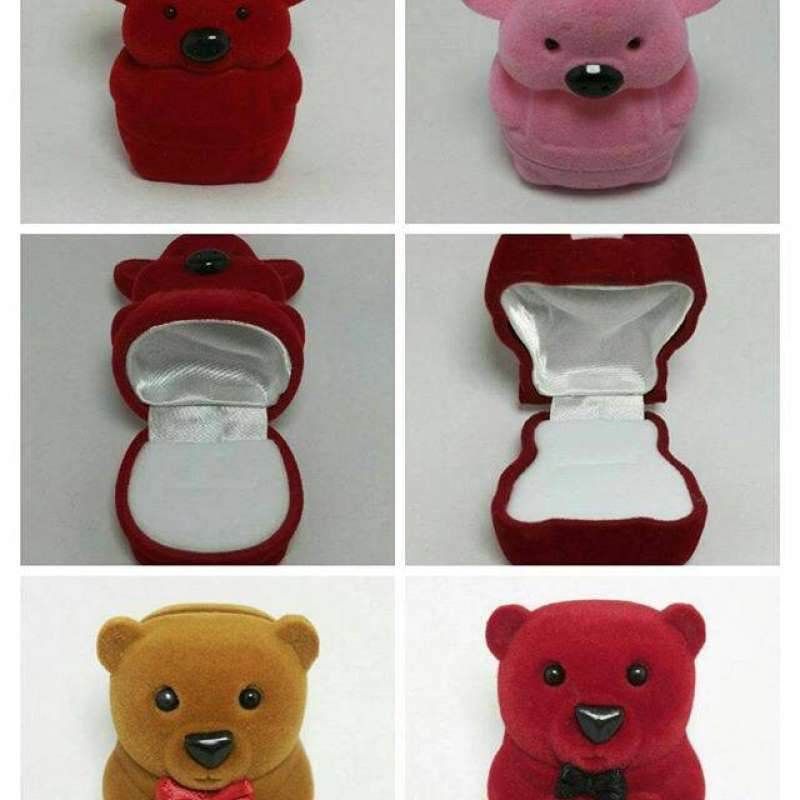 Promo Kotak Perhiasan / Jewelry Box Bentuk Beruang/ Bear & Koala Diskon