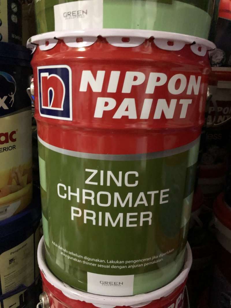 Promo Nippon Zinc Chromate Primer / Cat Dasar Anti Karat Besi Pail 20kg