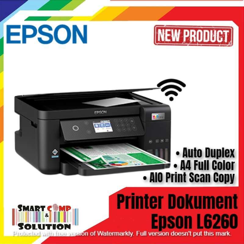 Jual Printer Epson L6260 AIO Print Scan Copy A4 WiFi Duplex Infus Warna