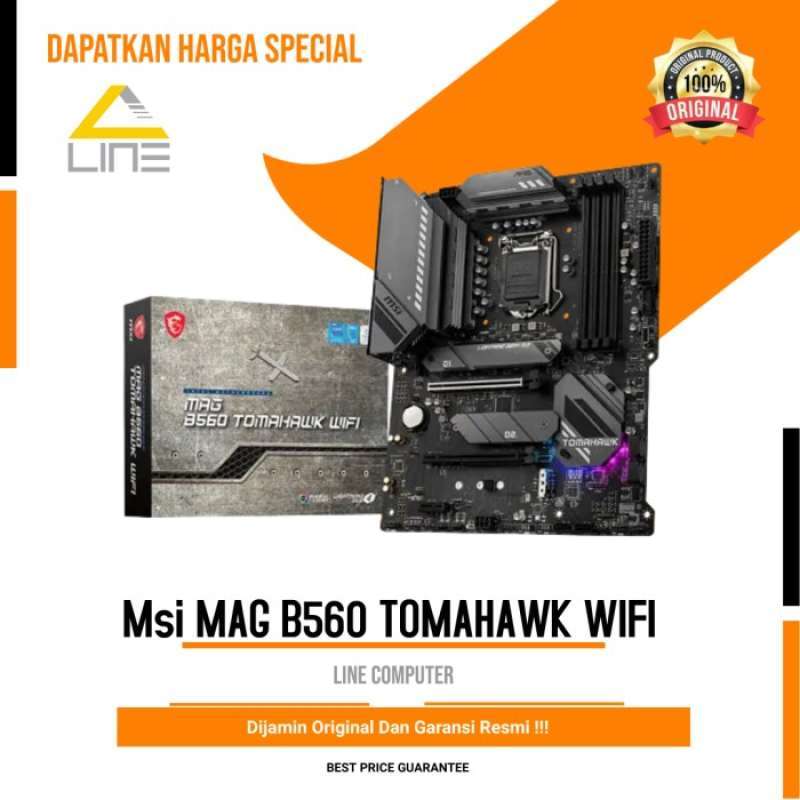 Promo MSI MAG B560 TOMAHAWK WIFI (LGA1200, B560, DDR4, USB3.2 ...
