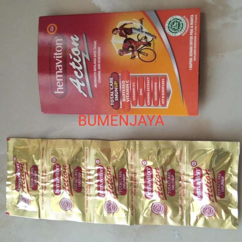 Jual hemaviton action total care imunup untuk stamina daya tahan tubuh