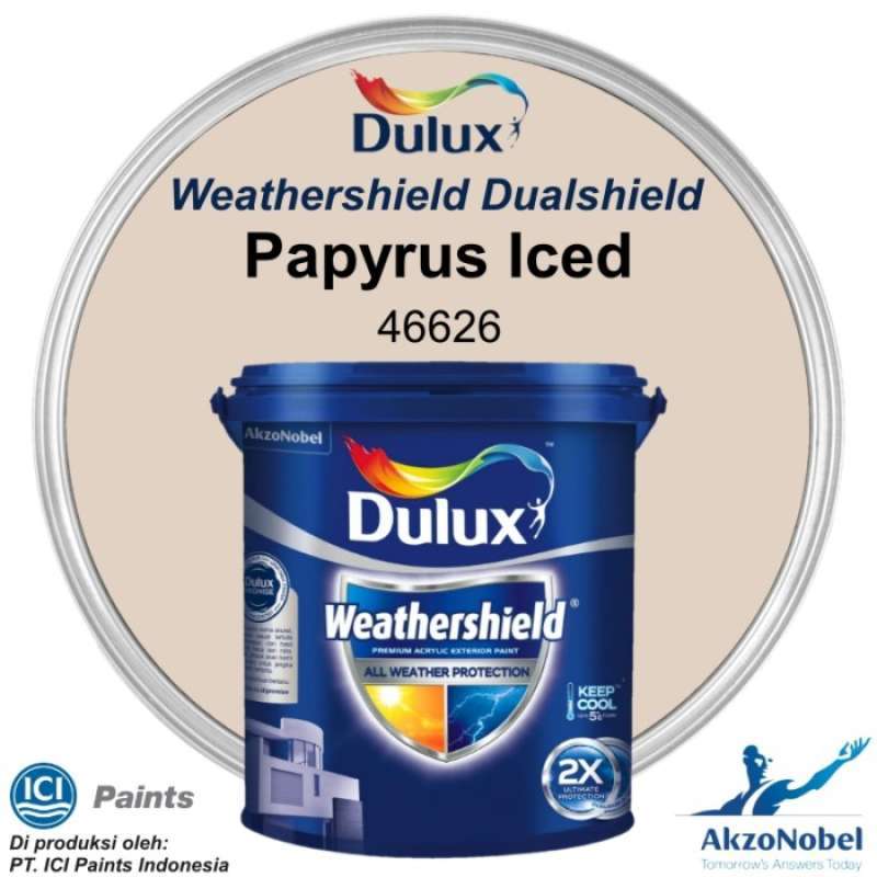 Jual CAT DULUX WEATHERSHIELD 20 LT PAPYRUS ICED 46626 di Seller DULUX