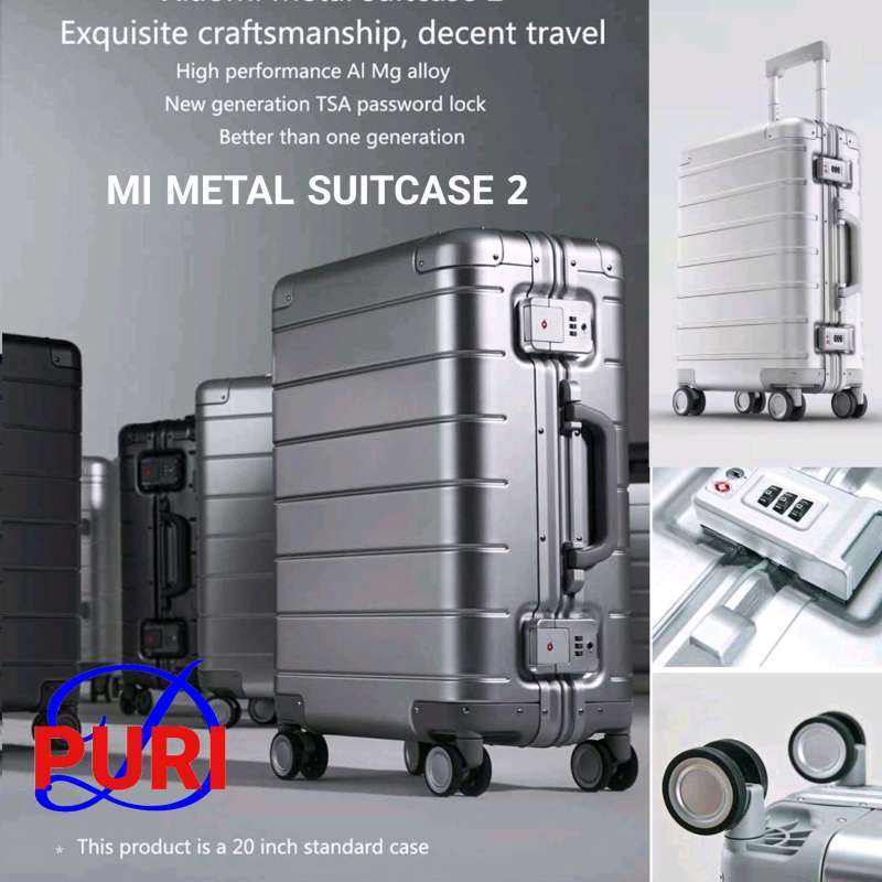 Jual Koper Xiaomi Mi Metal Suitcase 2 Cabin Size 20 20 Inch Mi Luggage