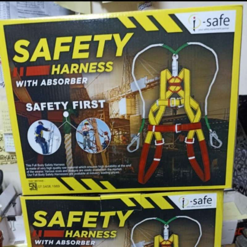 Promo Safety Harness / Full Body Harness Absorber Double Big Hook SNI I