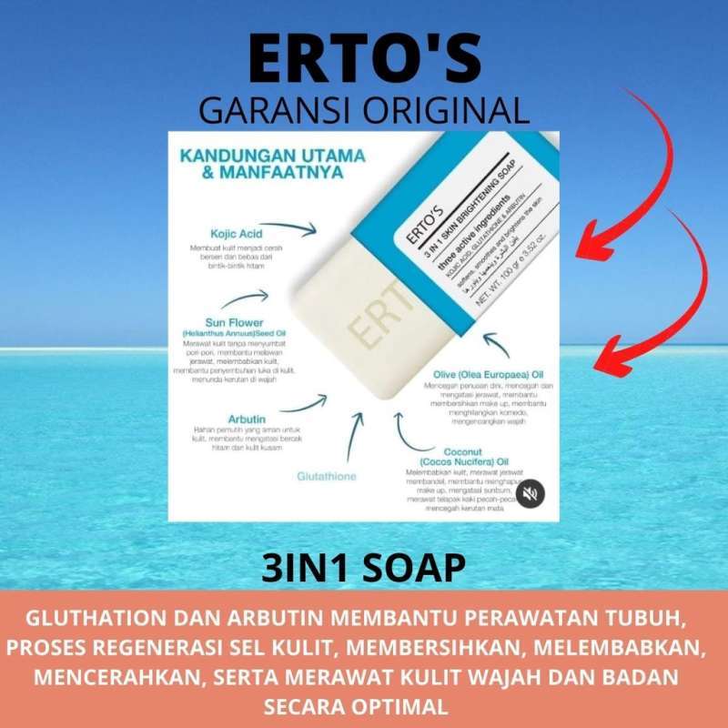 Promo Ertos Facial Treatment Niacinamide Retinol Astaxanthine