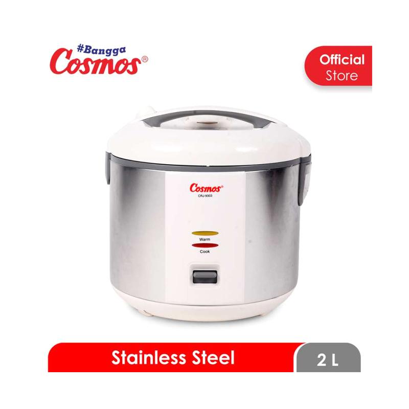 Jual Cosmos Crj9303 Stainless Steel Rice Cooker [2 L/ Sby] Di Seller
