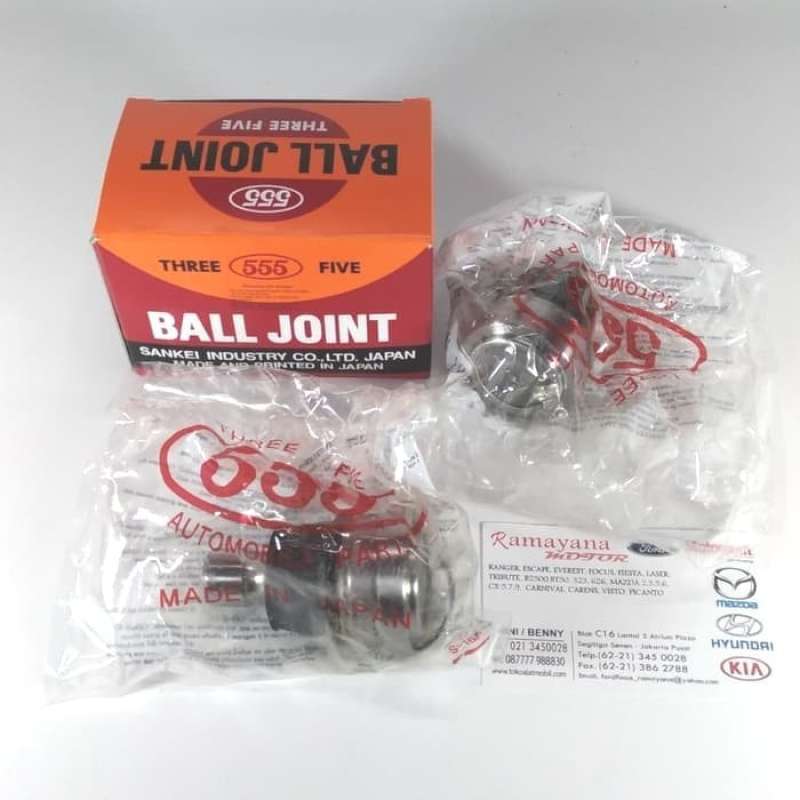Jual Ball Joint Ford Fiesta Mazda 2 generasi pertama merk 555 Jepang di