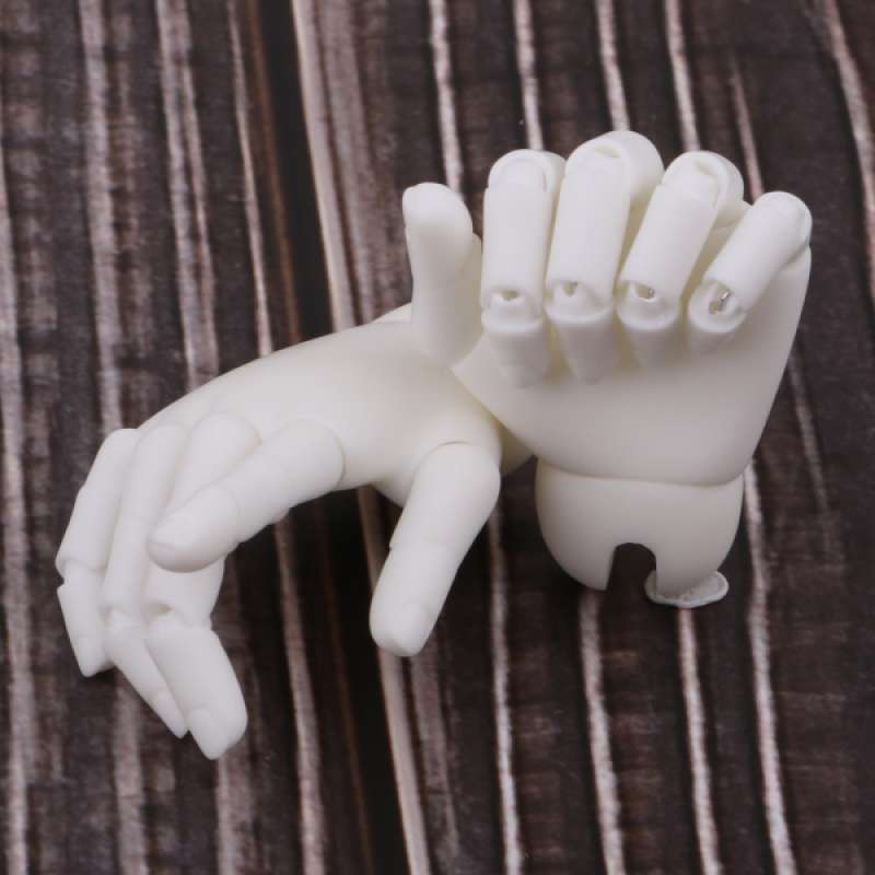 Promo OEM Flexible 15 Joints Hands for 1/4 BJD Dolls DIY Making