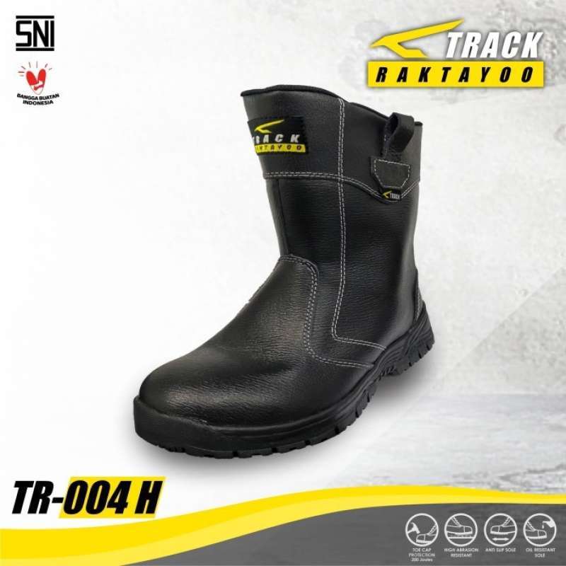 Promo Sepatu safety track standar SNI TR004 Safety shoes model boot