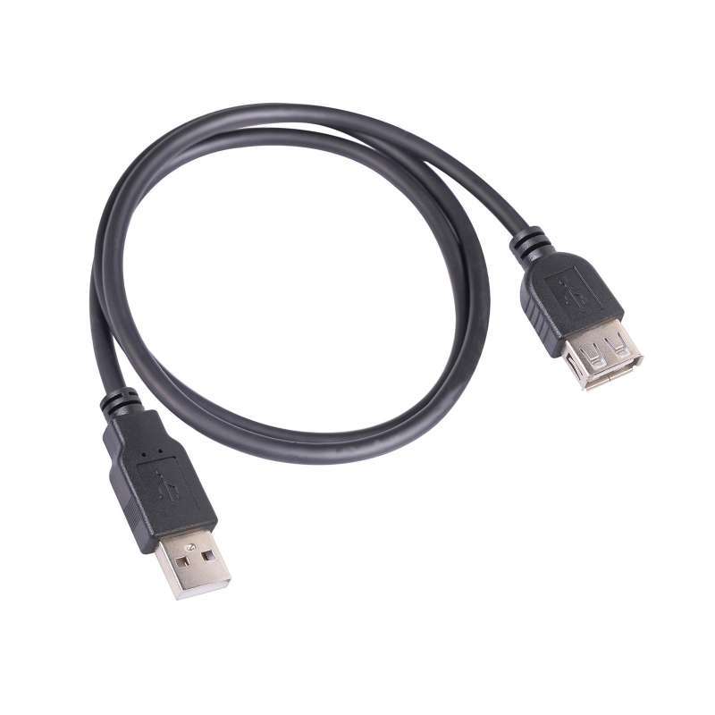 Jual USB 2.0 Extension Cable Double USB Port Data Transmission Line for