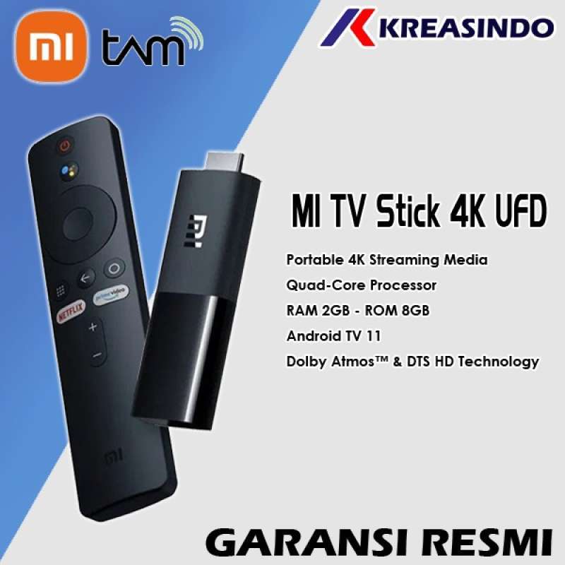 Jual XIAOMI MI TV STICK 4K UHD Ultra HD Smart TV Android Resmi di ...