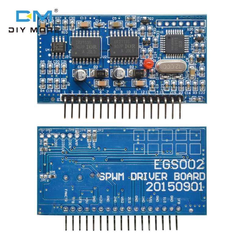 egs002 eg8010 ir2110 modul driver lcd gelombang sinus murni papan driver inverter