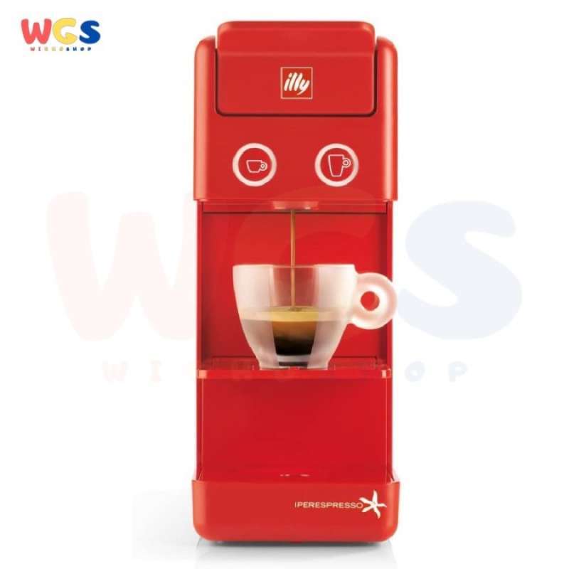 Jual Illy Y3.3 Espresso & Coffee Machine Iperespresso Capsules Red Di